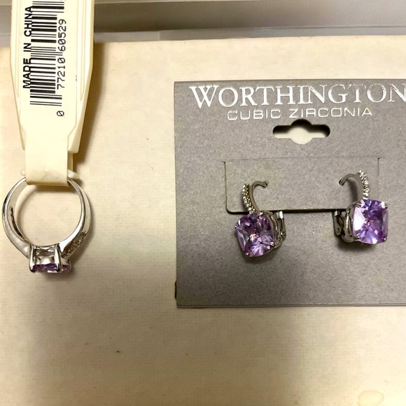 Jewelry - New!CZ Ring and Earring Set